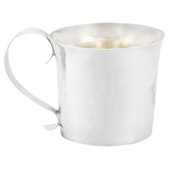 Charles II Sterling Silver Child's Mug by Thomas Cooper, London, 1673