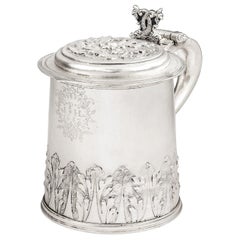 Boccale e coperchio di Charles II realizzato a Londra da John Duck, 1681