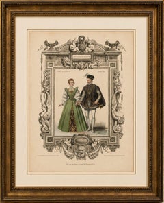Charles IX French Court Costume – Royal Couple, 1847