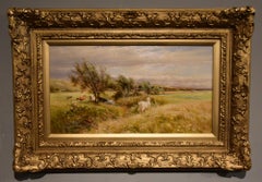 Ölgemälde von Charles James Lewis „Springtime in the Meadows“, Öl