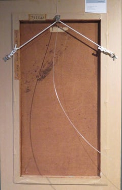 Charles McCall SCOTTISH PORTRAIT Mid Century Modern Oil Painting "HAIRDRESSING"