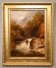 Oil Painting by Charles James Parry "A North Wales River"