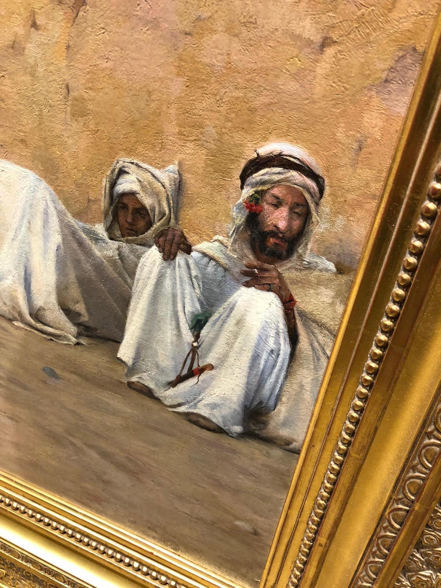 Islamic Charles James Theriat Orientalist Oil Painting, circa 1890