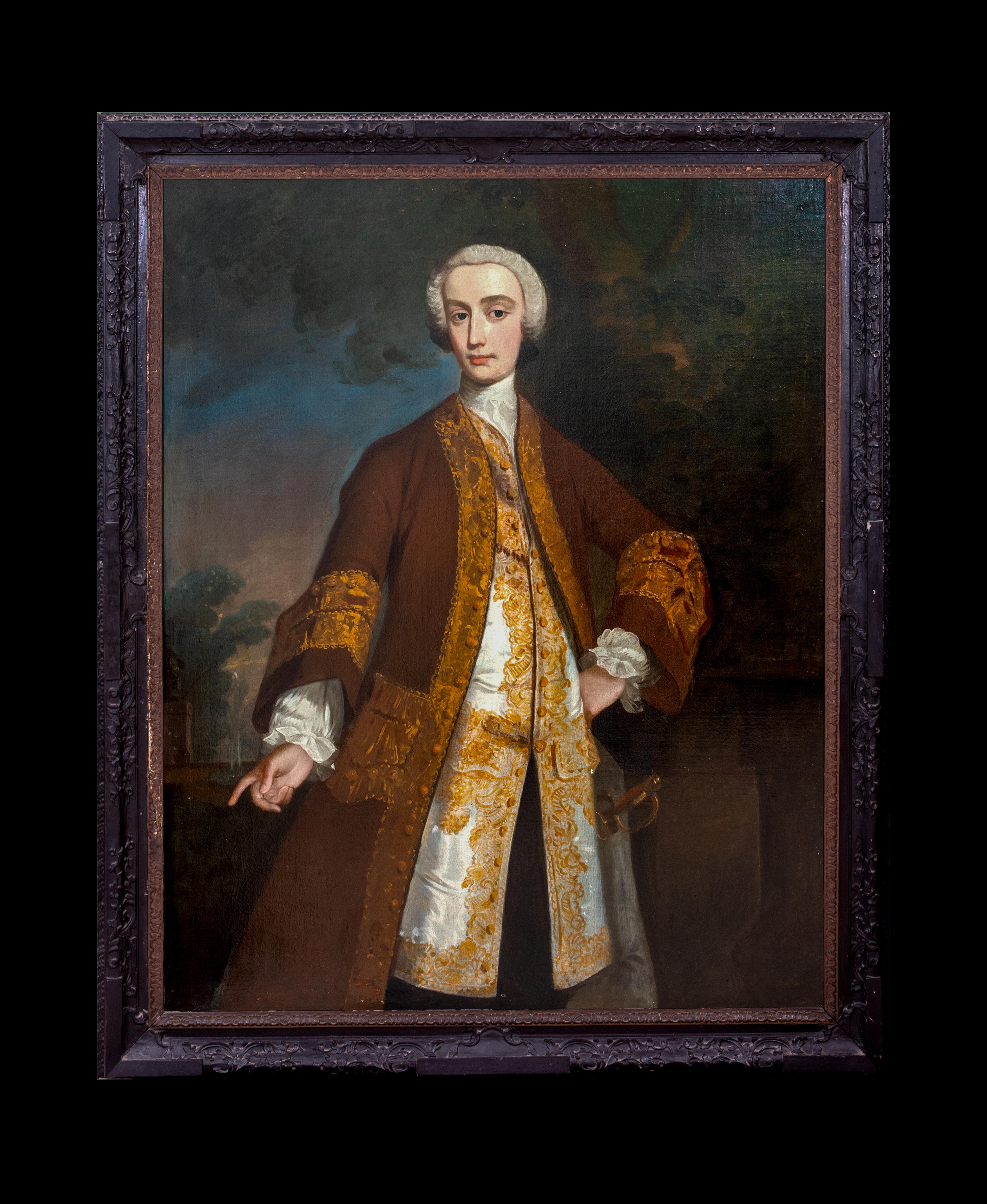 Porträt von 1st Baron Hawkstone, Sir Rowland Hill, Tory MP für Lichfield, Porträt  – Painting von Charles Jervas