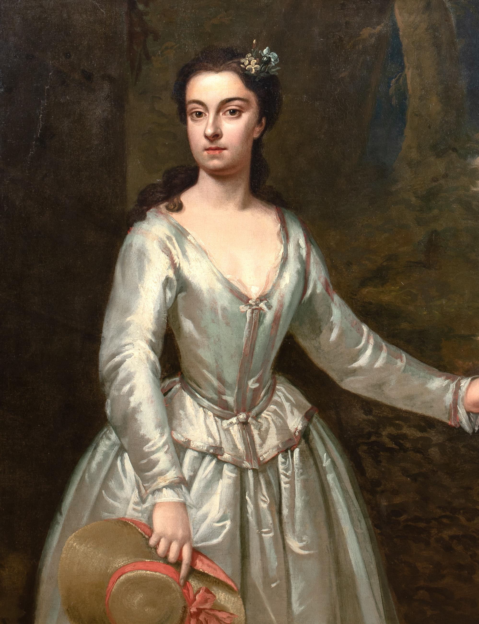 Portrait de Lady Margaret Hasting, en tant que bergère 18ème siècle  CHARLES JERVAS en vente 1