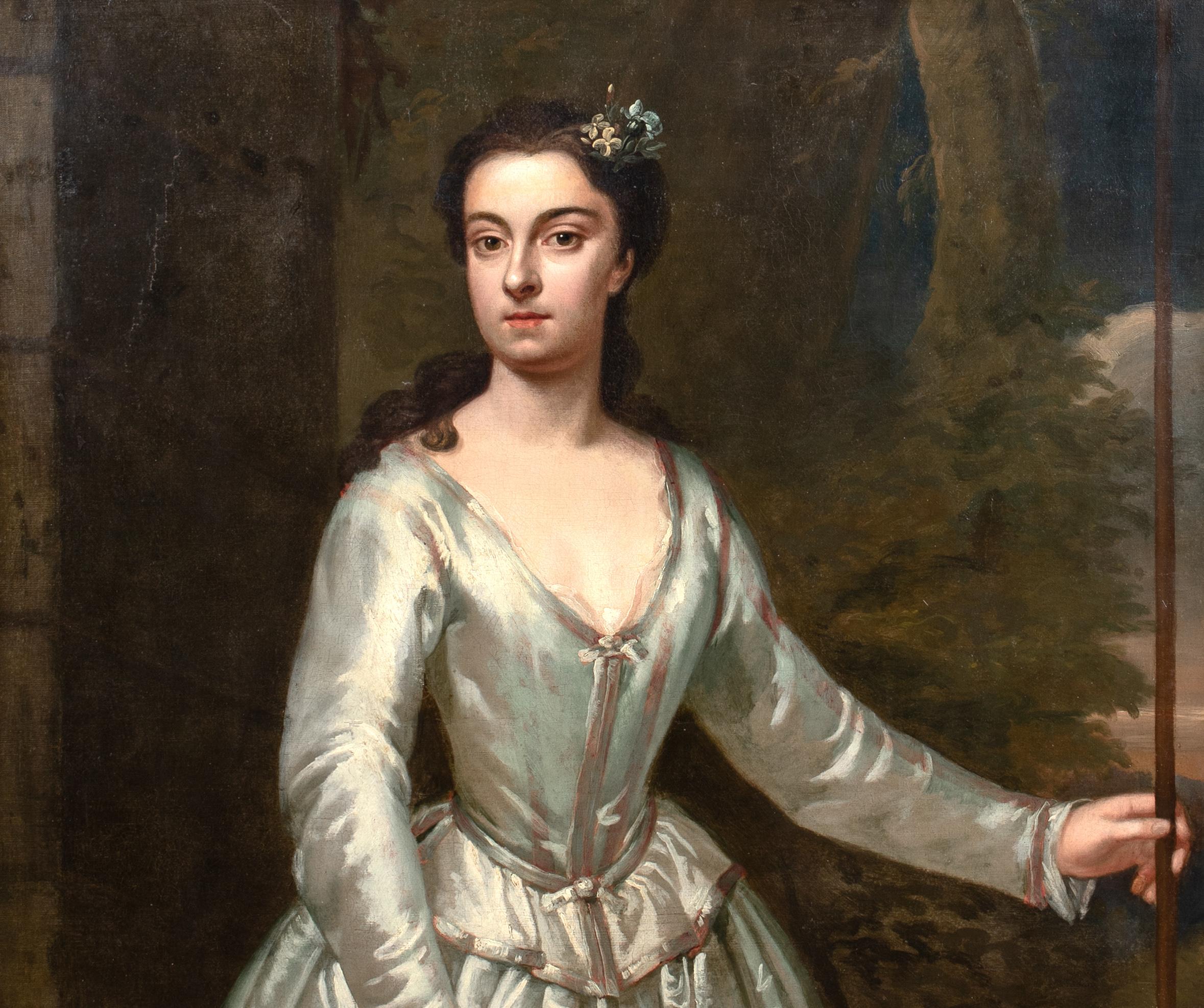 Portrait de Lady Margaret Hasting, en tant que bergère 18ème siècle  CHARLES JERVAS en vente 3