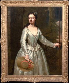 Retrato de Lady Margaret Hasting, como pastora Siglo XVIII  CHARLES JERVAS