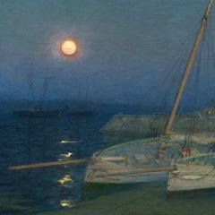 «Etaples», «Nocturno con barcos», Académie Julian, Salón de París, San Francisco