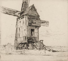 Charles John Watson (1846-1927) - Framed 1904 Etching, Passing by the Windmill