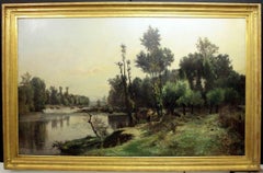 Una mañana de primavera a orillas del río (Matinée de printemps au bord de l'Oise), 1889