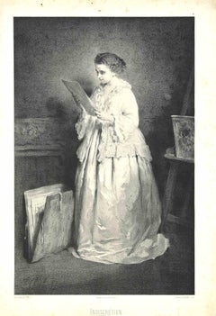 Indiscretion - Lithograph by Charles Joshua Chaplin - 19th Century