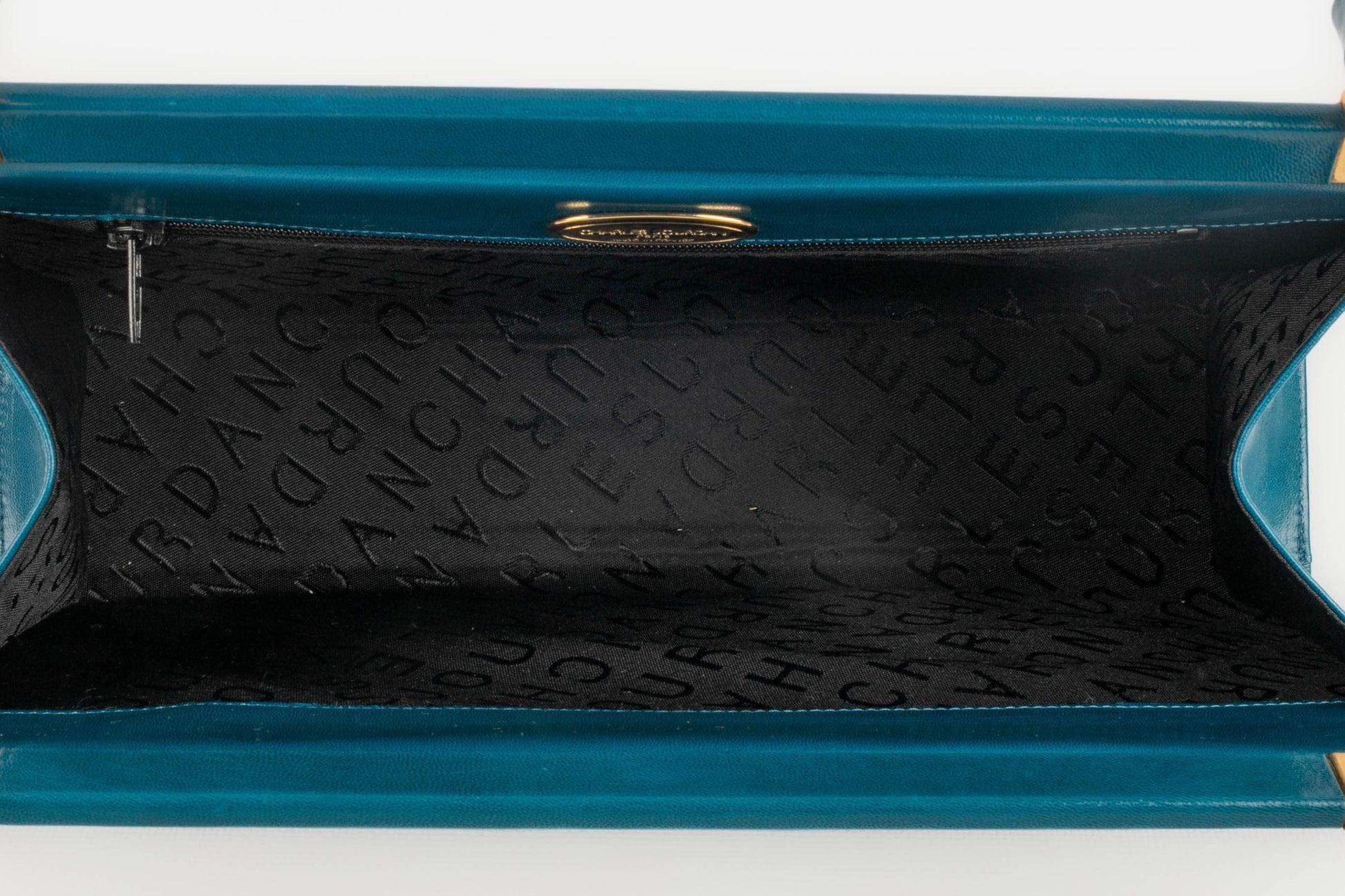 Charles Jourdan Blue Leather Bag 8