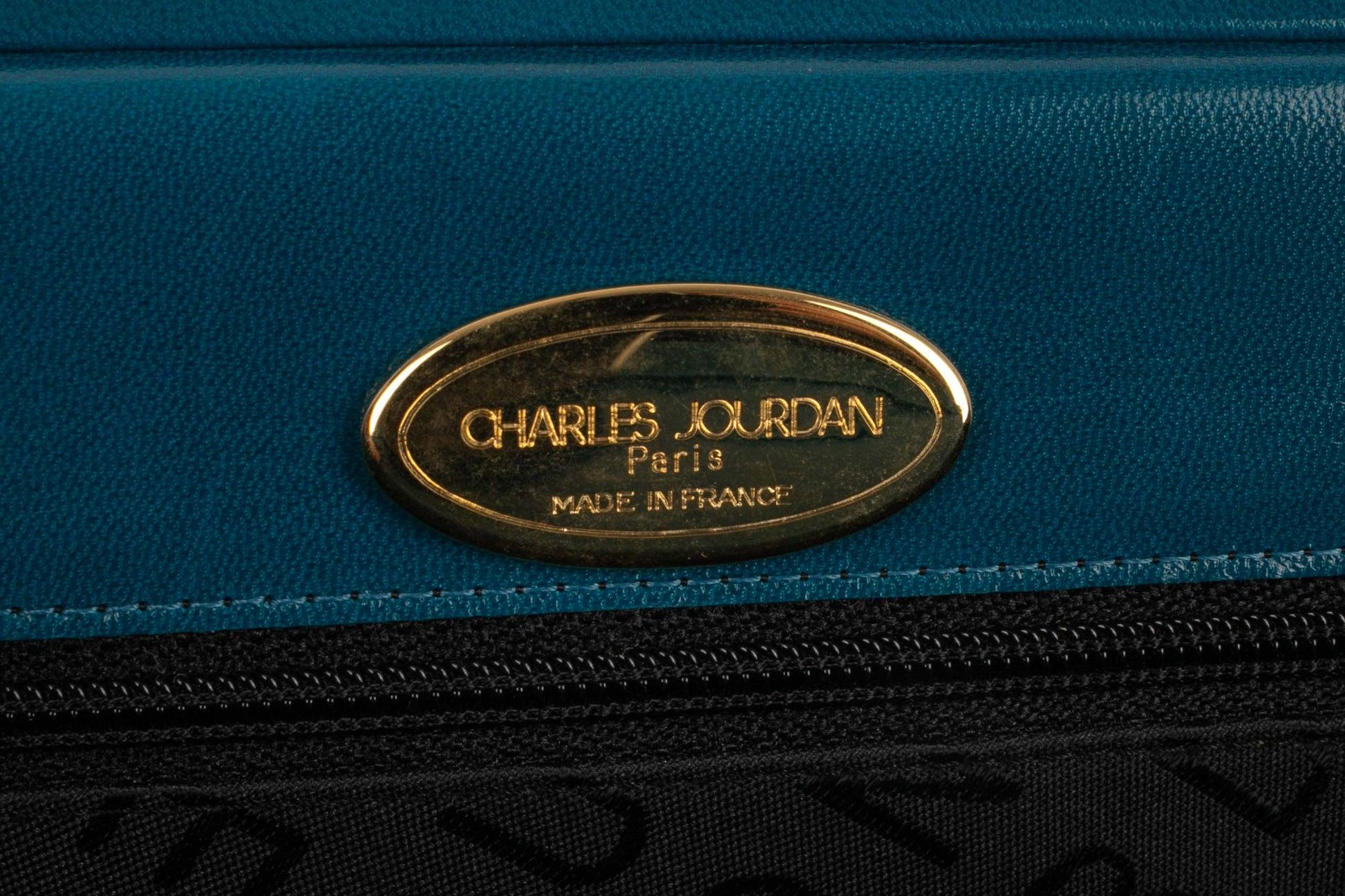 Charles Jourdan Blue Leather Bag 9