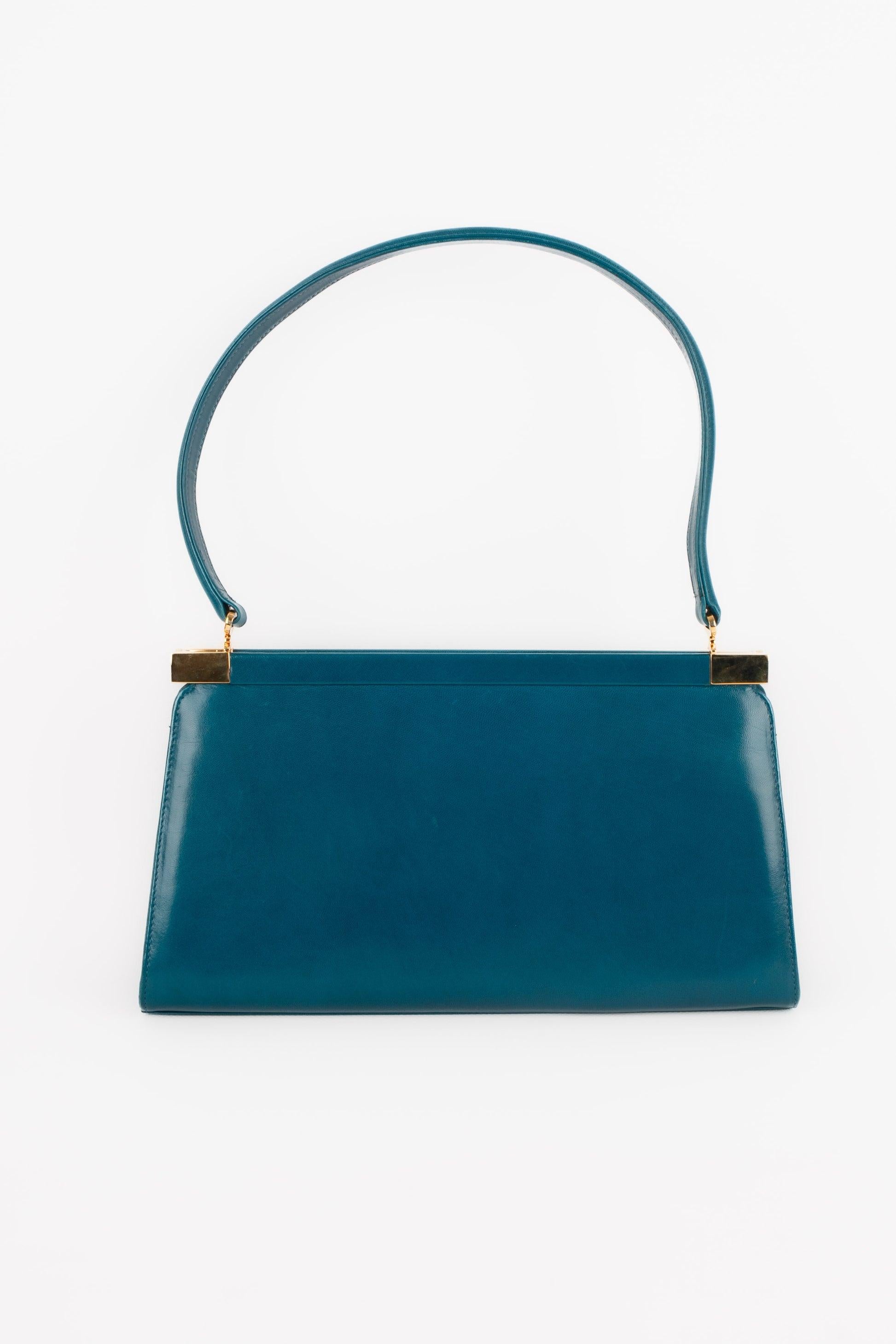 Women's Charles Jourdan Blue Leather Bag