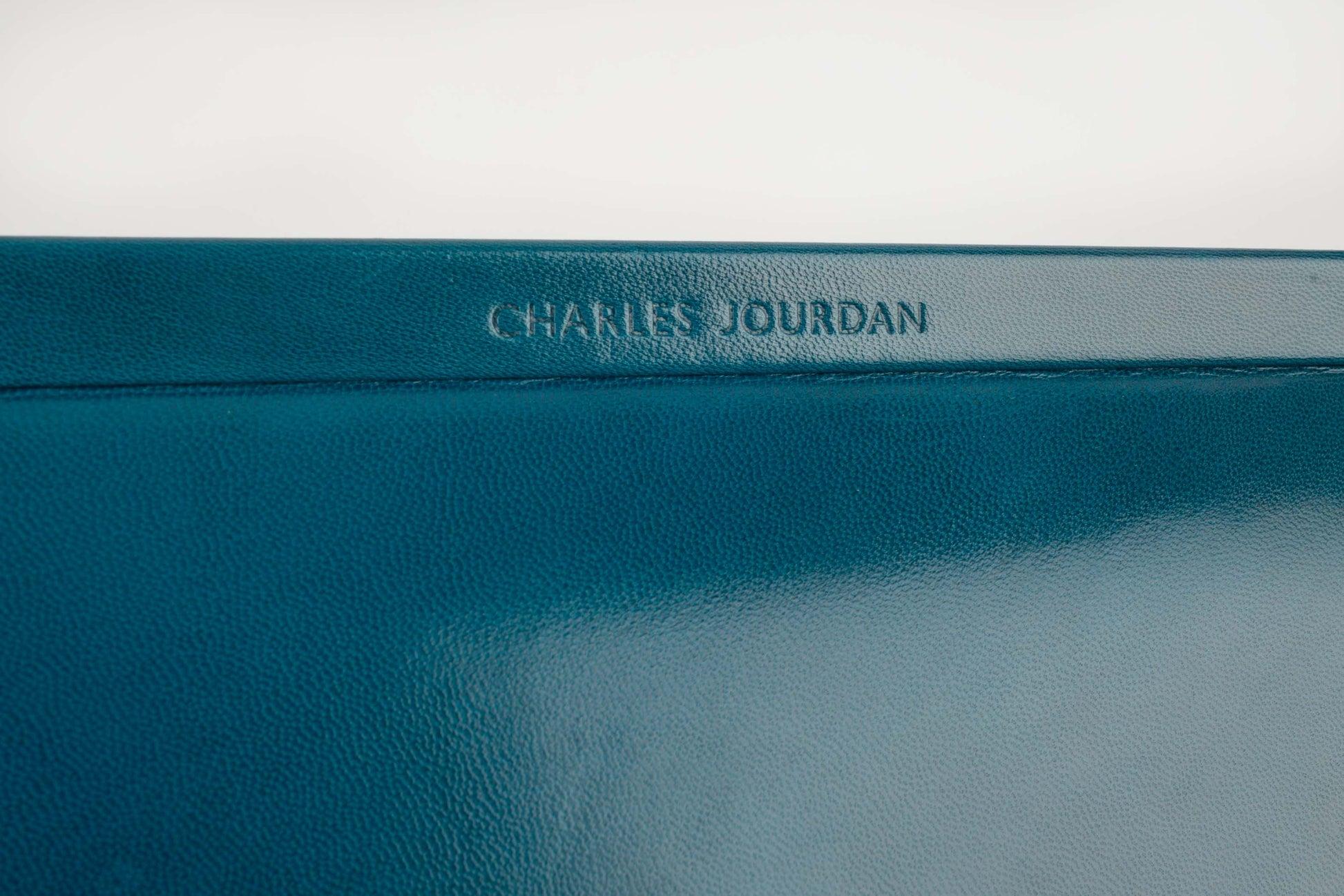 Charles Jourdan Blue Leather Bag 5