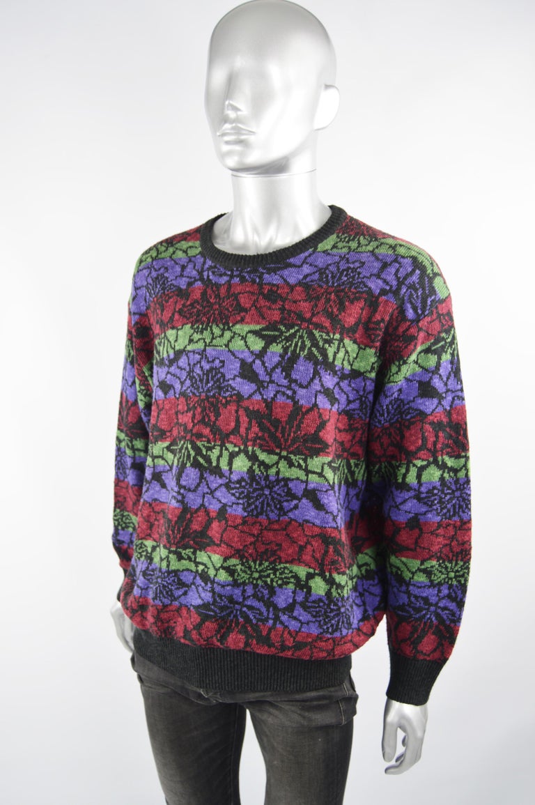 Charles Jourdan Mens Linen Knit Sweater Jumper, 1980s For Sale at ...