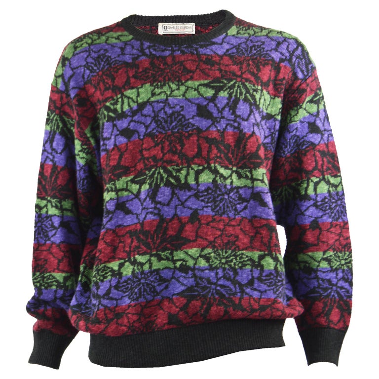 Charles Jourdan Mens Linen Knit Sweater Jumper, 1980s For Sale at ...