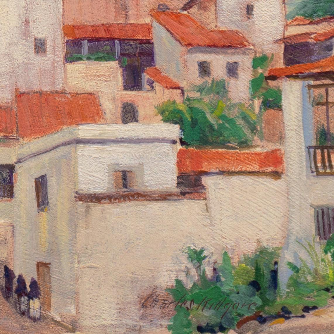 Taxco Mexico', Parigi, Louvre, Who Was Who in American Art, PAFA, AIC - Painting di Charles Killgore