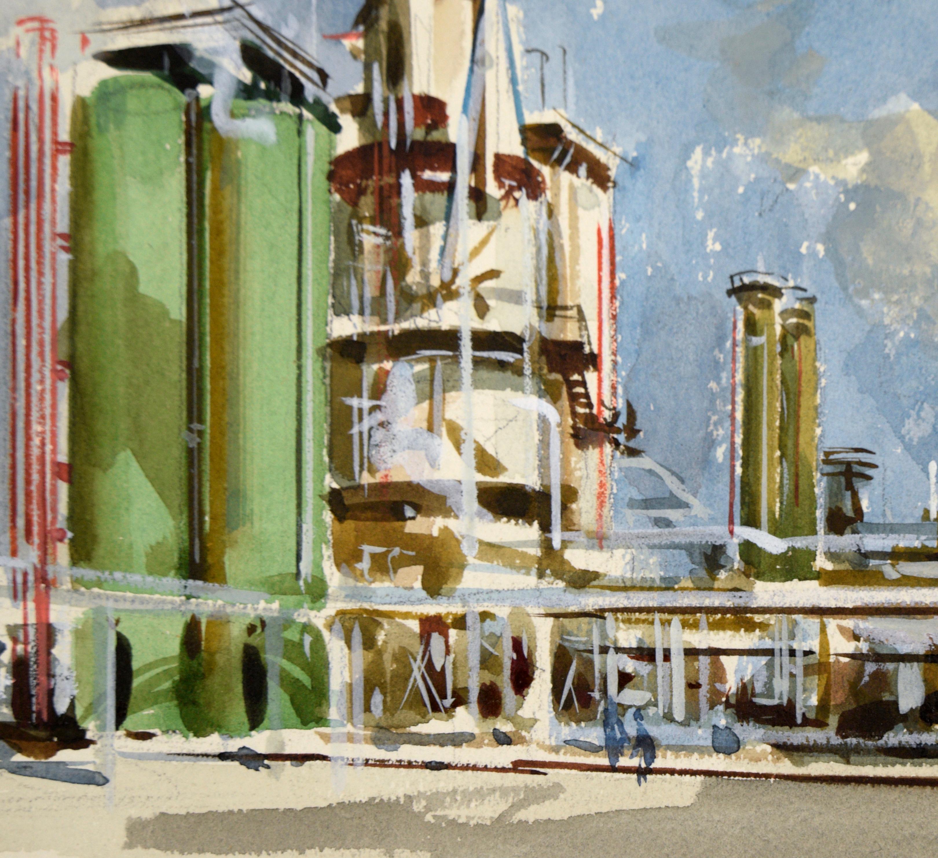 refinery illustration