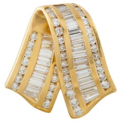 Charles Krypell Or Jaune 18K Pendentif 3.0ct Diamant CK05-122425