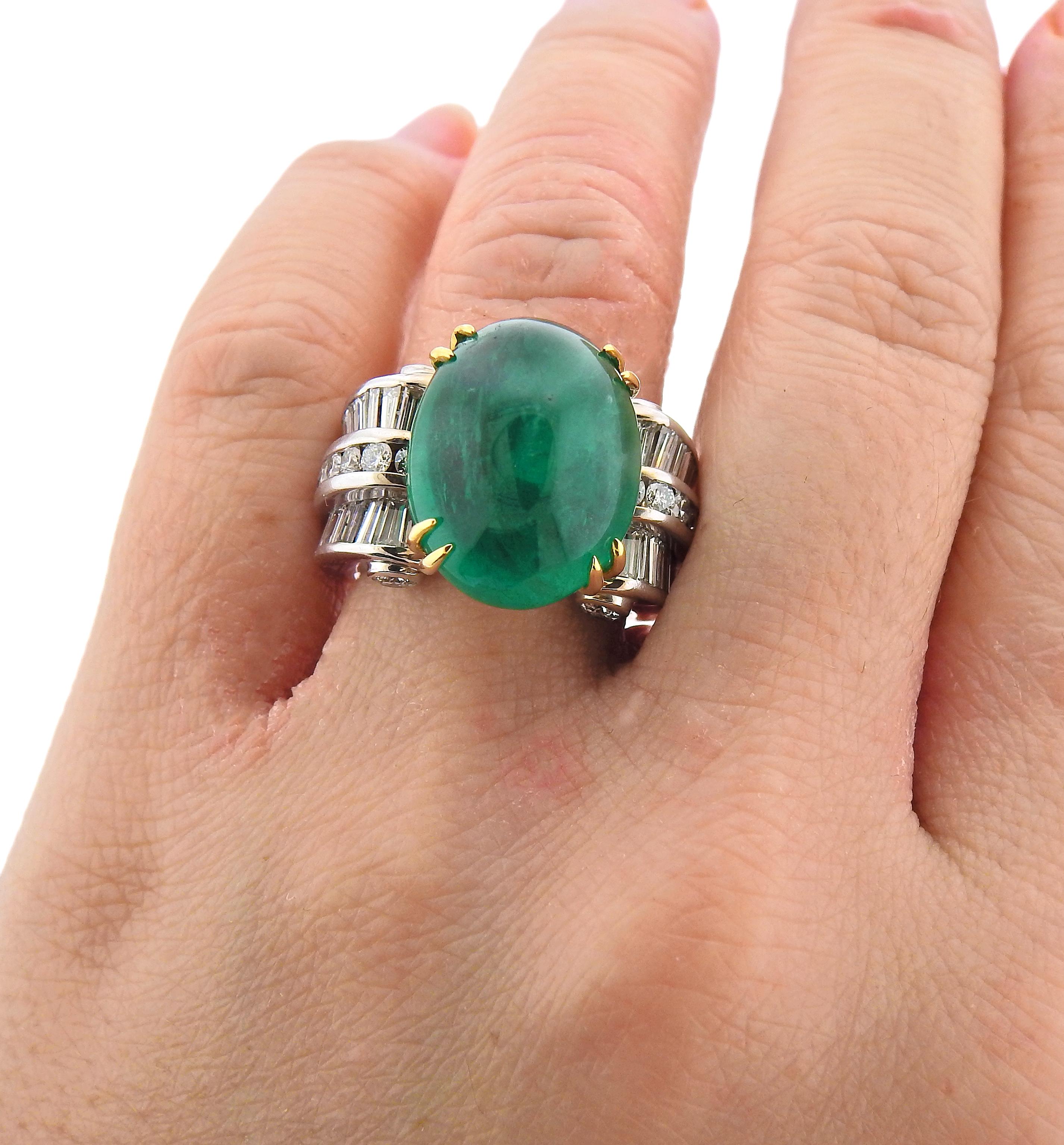 20 carat emerald ring