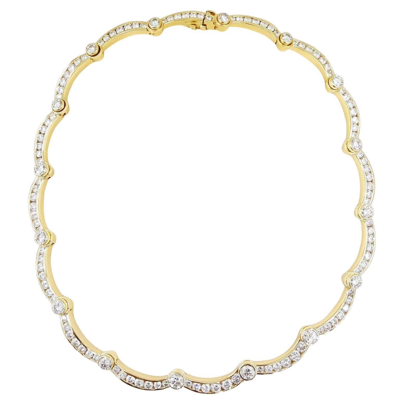 Charles Krypell 20 Carat Yellow Gold Vintage Necklace