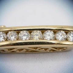 Charles Krypell Diamant-Armreif aus 18-karätigem Gelbgold