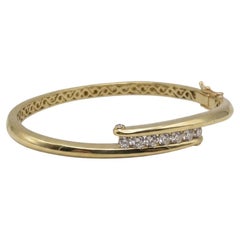 Charles Krypell Diamant-Armreif aus 18-karätigem Gelbgold