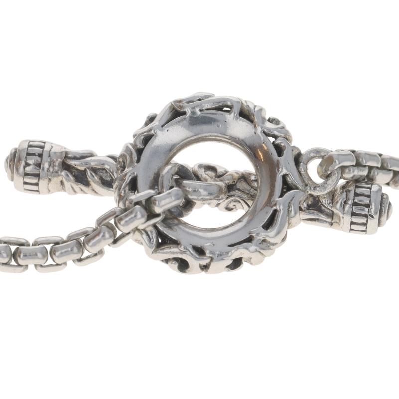 Charles Krypell Quarz über Türkis Marquise Lariat Halskette 20