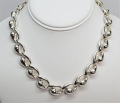 Charles Krypell Collar Esculpido de Plata de Ley