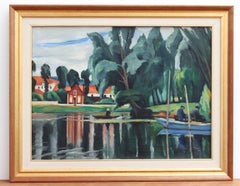 Boats on a Pond