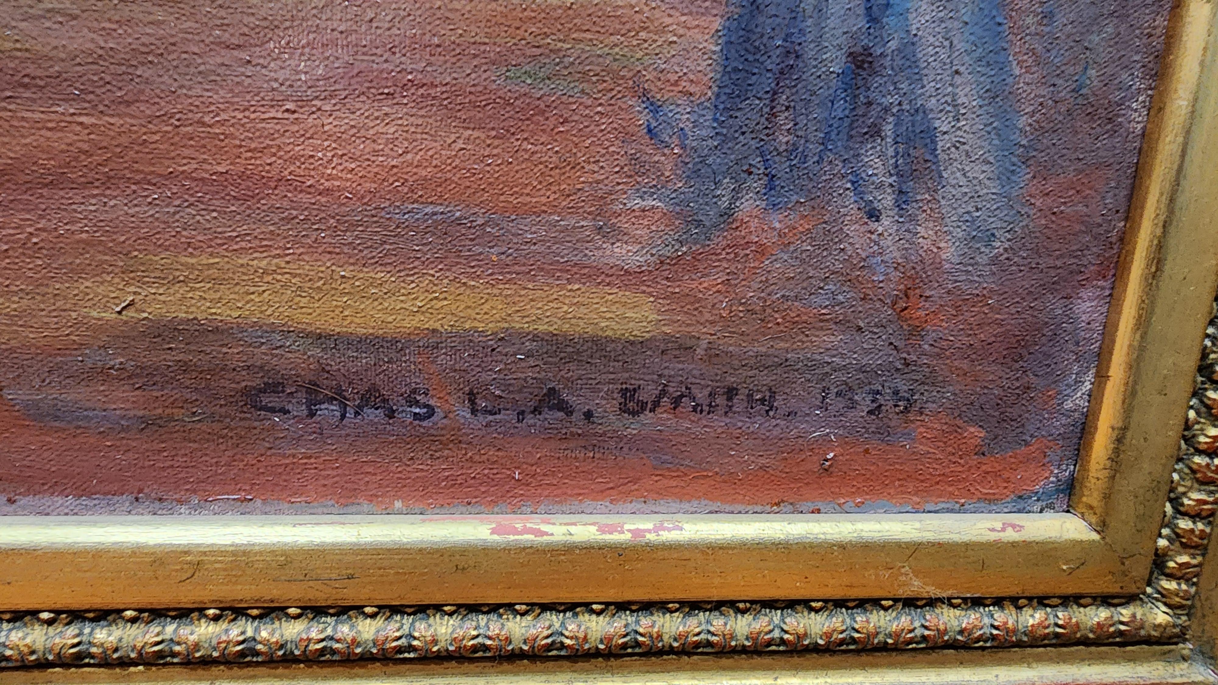 Tal der Träume, San Gabriel Valley, Los Angeles, Kalifornien – Painting von Charles L. A. Smith