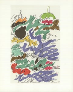 Charles Lapicque « Composition », France, lithographie de 1965