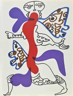 Apocalypse - Lithograph by Charles Lapicque - 1974