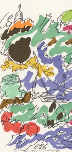 Charles Lapicque, Homage to Dufy, from Letter to My Painter Raoul Dufy, 1965