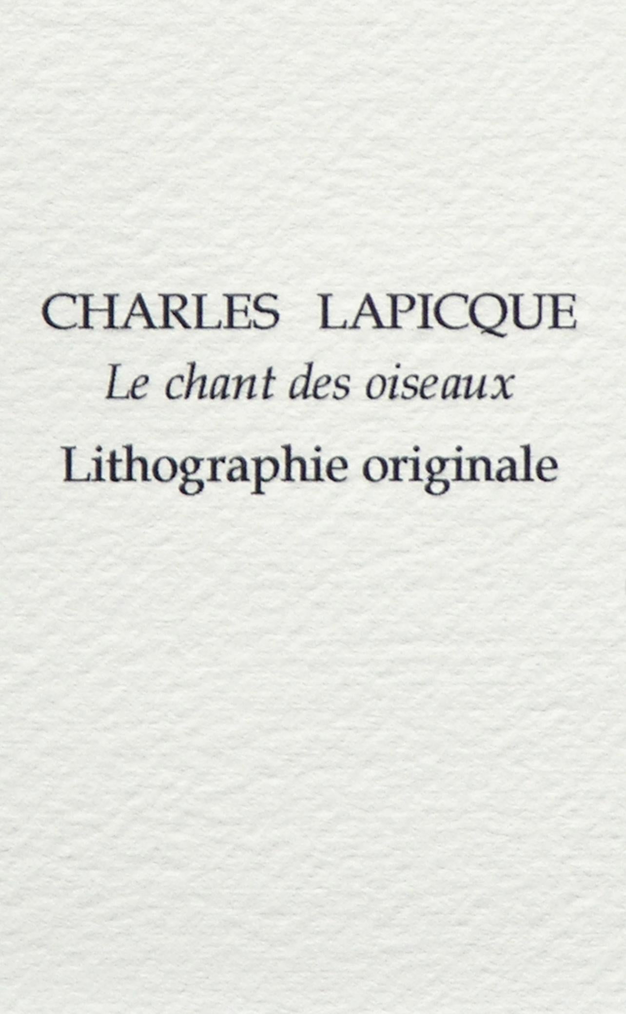 Lapicque, Le chant des oiseaux, Souvenirs et portraits d'artistes (after) For Sale 5