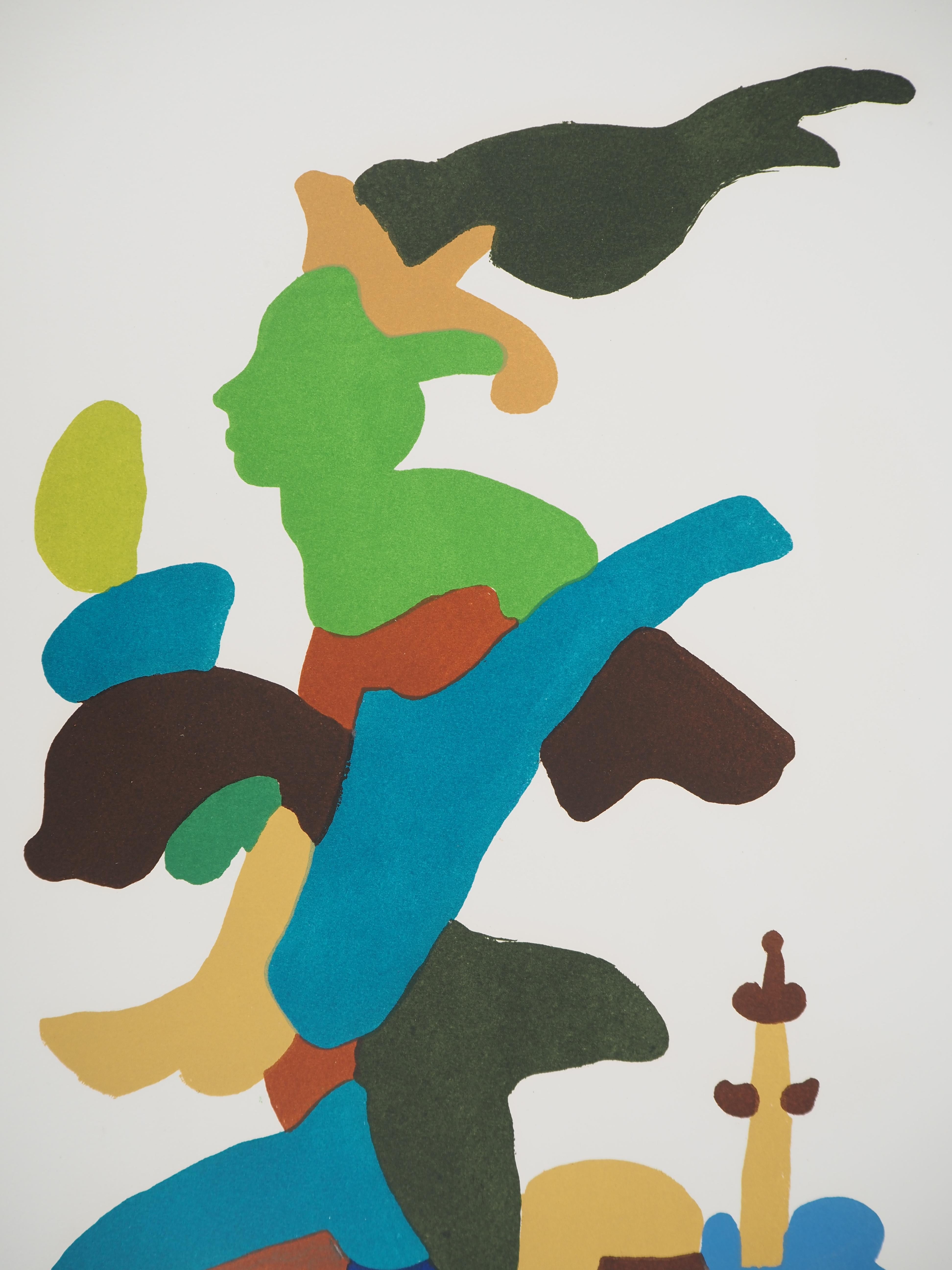 Charles LAPICQUE (1898-1988)
La Llama Olímpica, 1970

Litografía original
Firmado a lápiz
Numerado / 163
Sobre vitela Arches 65 x 50 cm (c. 26 x 20 in)

REFERENCIA : Catalog raisonne de l'oeuvre complet des lithographies - eaux fortes et gravures,