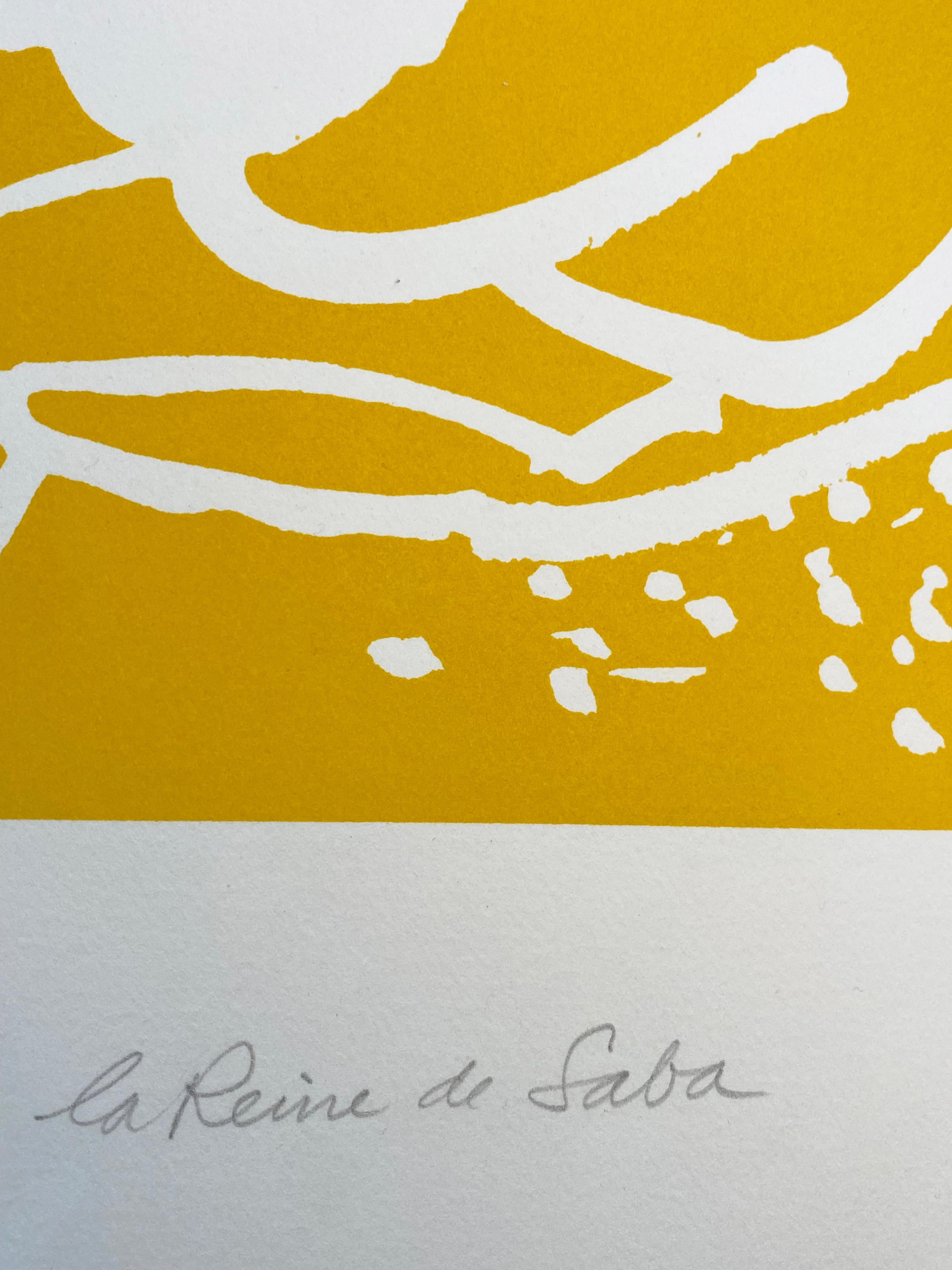 Charles Lapique  „La reine de saba“  Original-Lithographie im Angebot 5