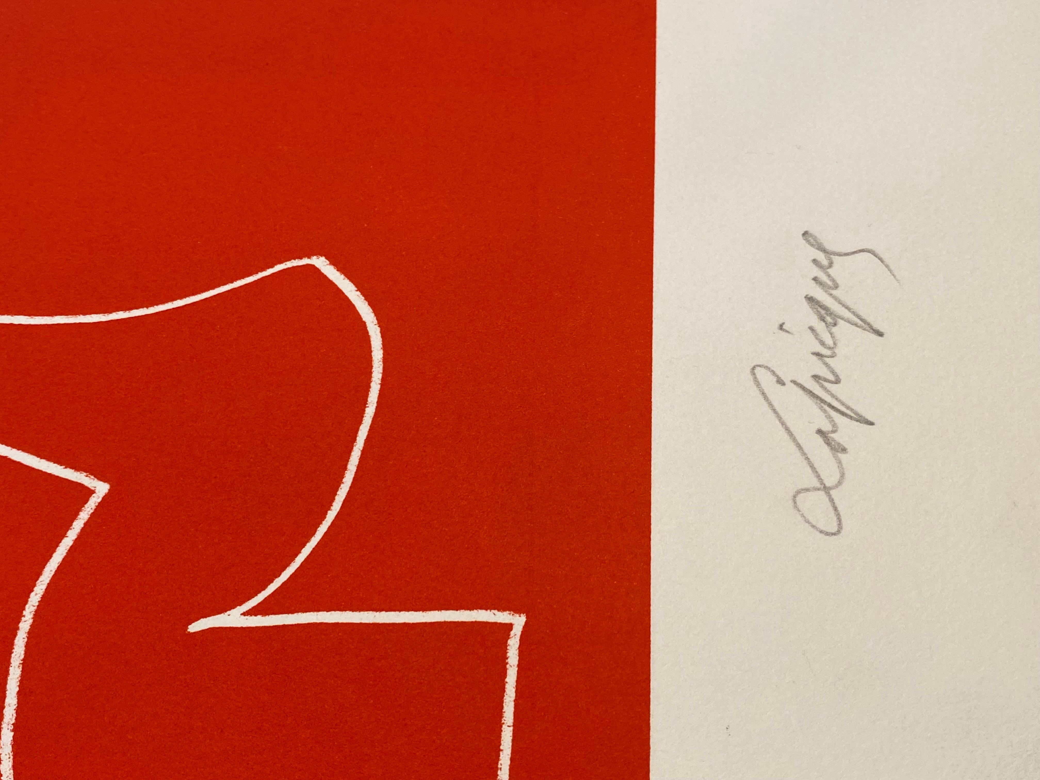 Charles Lapique  Le démiurge  Lithographie originale en vente 5