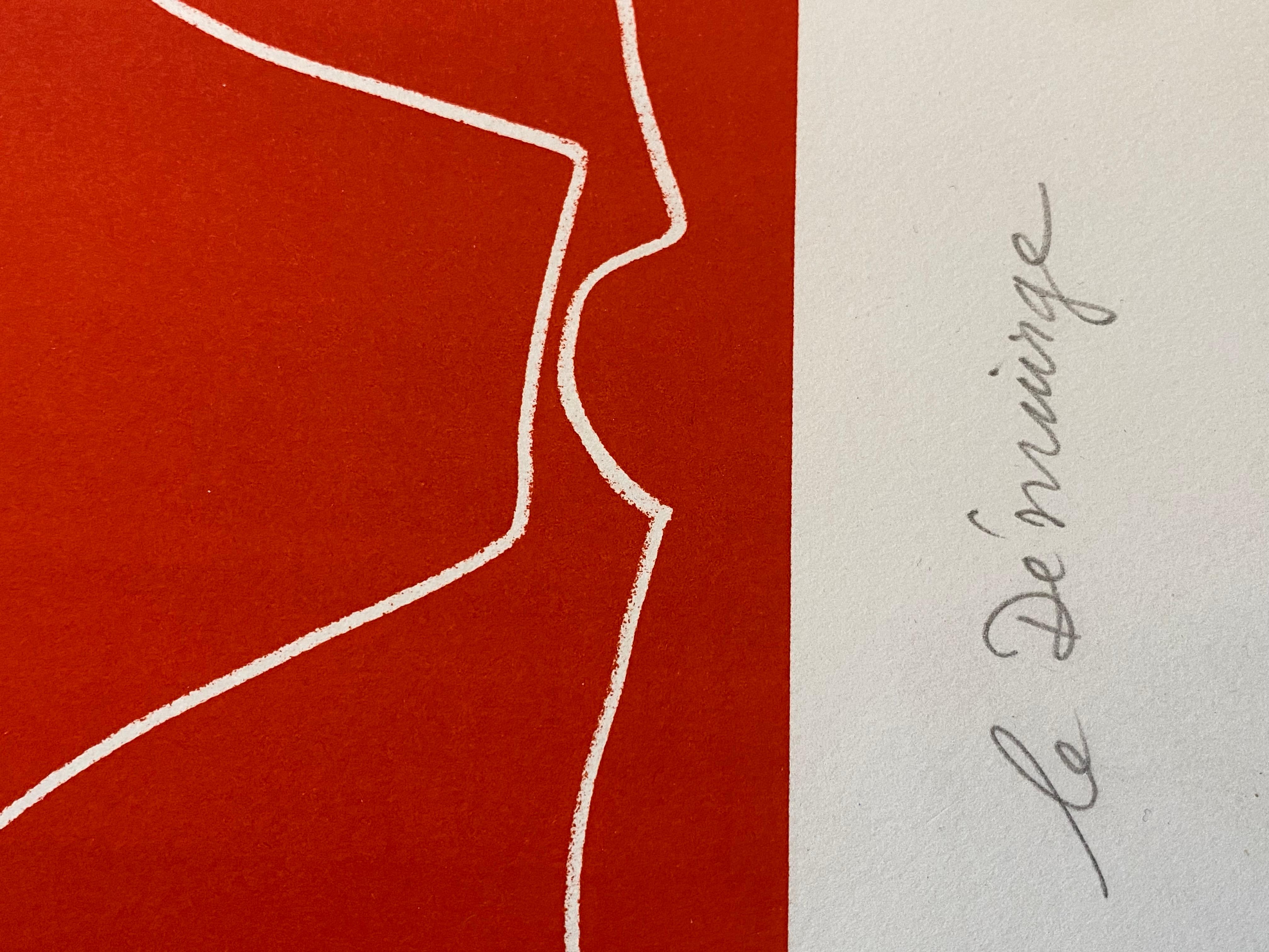 Charles Lapique  Le démiurge  Lithographie originale en vente 6
