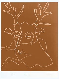 Charles Lapique  „Le roi lear“  Original-Lithographie