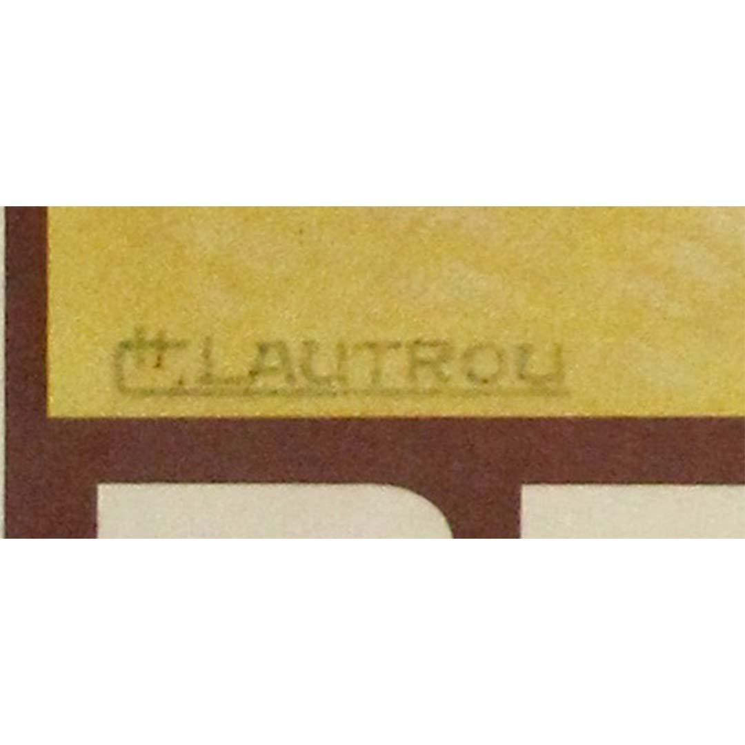 1930 Original-Reiseplakat von Charles Lautrou - Brest la côte des légendes im Angebot 2