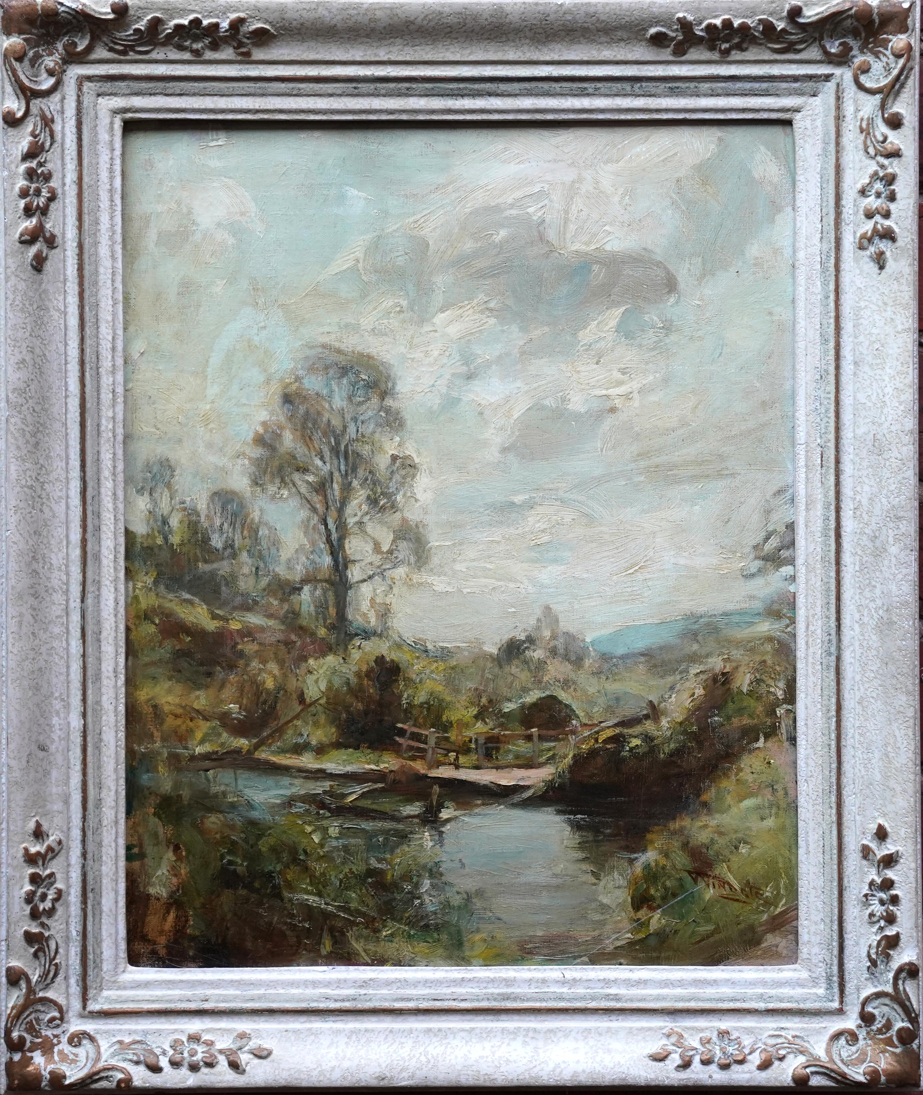 Scottish Landscape - Scottish Victorian Impressionist art oil painting Scotland