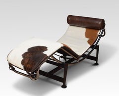 Charles Le Corbusier Style LC4 Brown and White