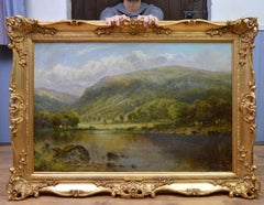 Loch Lomond - Paesaggio del XIX secolo dipinto a olio sulle Highlands scozzesi