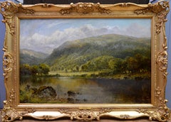 Loch Lomond - 19th Century Landscape Oil Painting of the Scottish Highlands