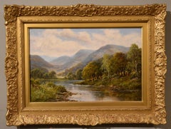 Oil Painting by Charles Leader "North Wales Landscape"