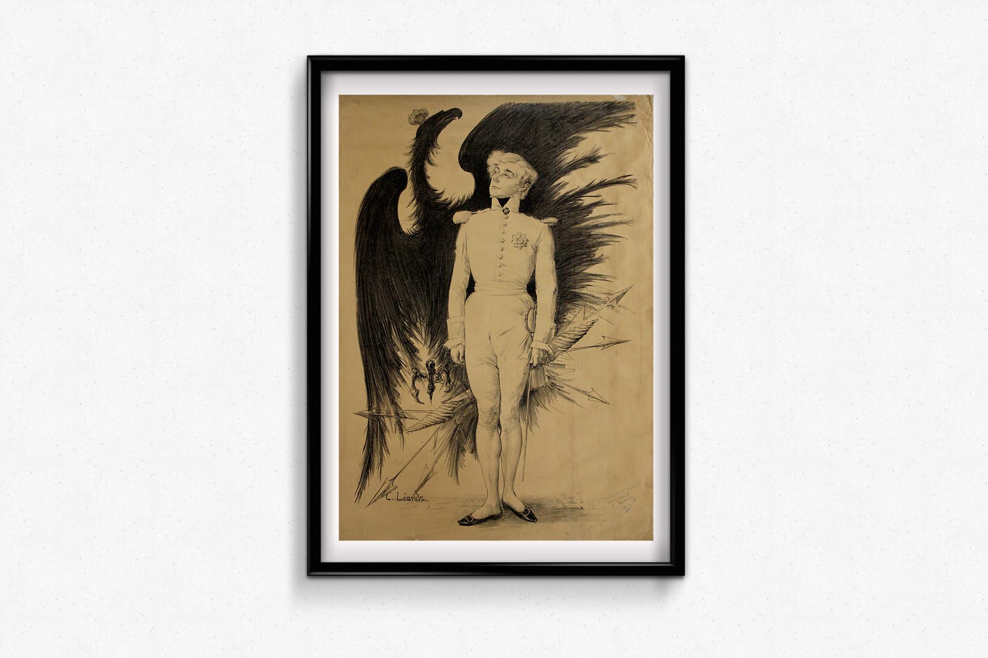 Original-Lithografie von 1899, Le Roi de Rome - L'Aiglon, von Charles Léandre im Angebot 3