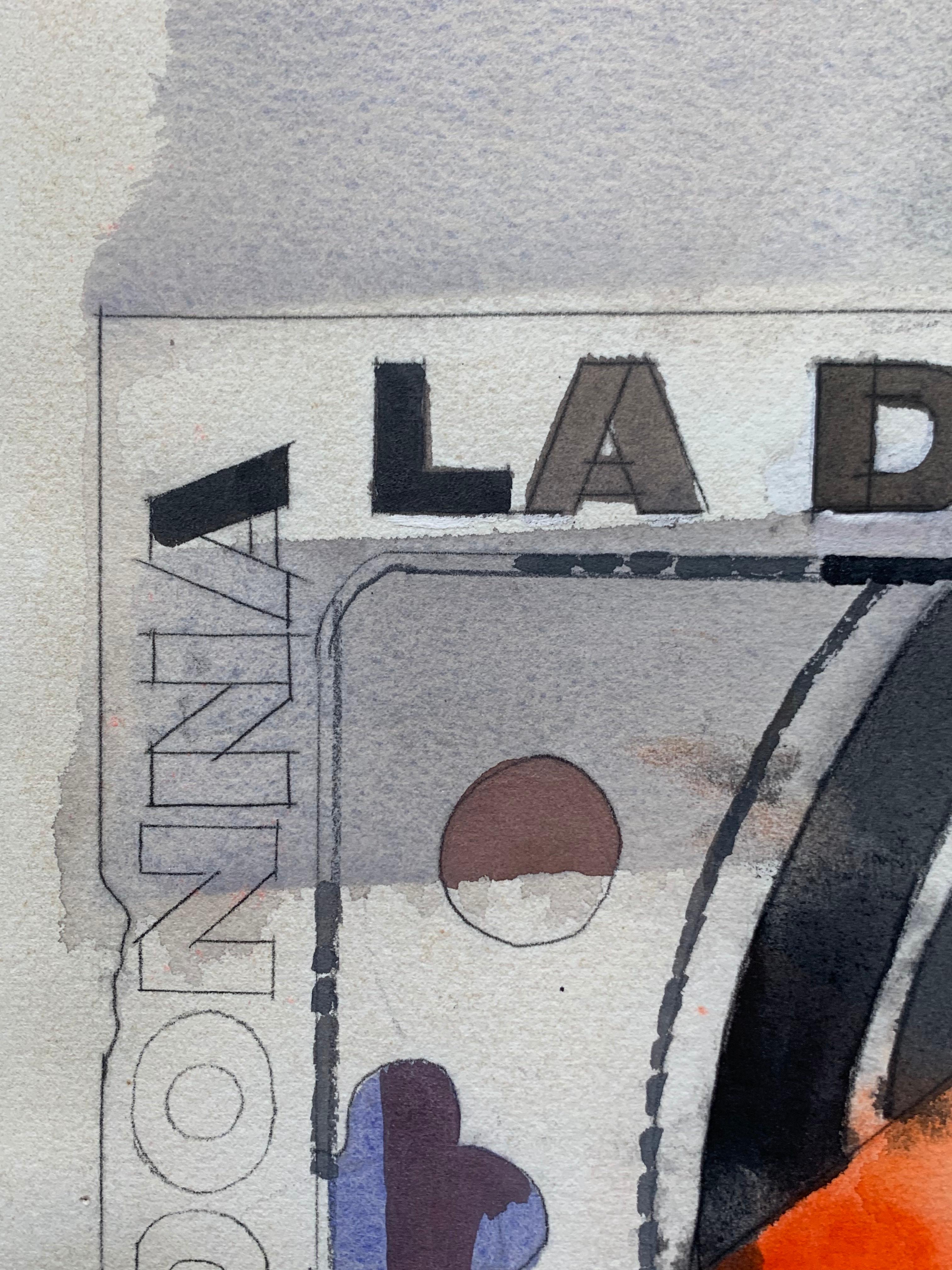 La Donna ( abstraktes Spielkarten-Gemälde der Pop-Art-Königin) im Angebot 3