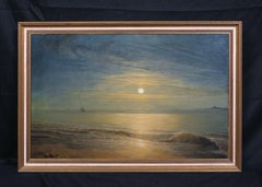 Moonlit Coastal Landscape, 19th Century